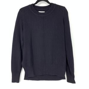 Isabel Marant Etoile Women's Sz 40 US 8 Kleen Jumper Sweater Dark Blue Crew Neck